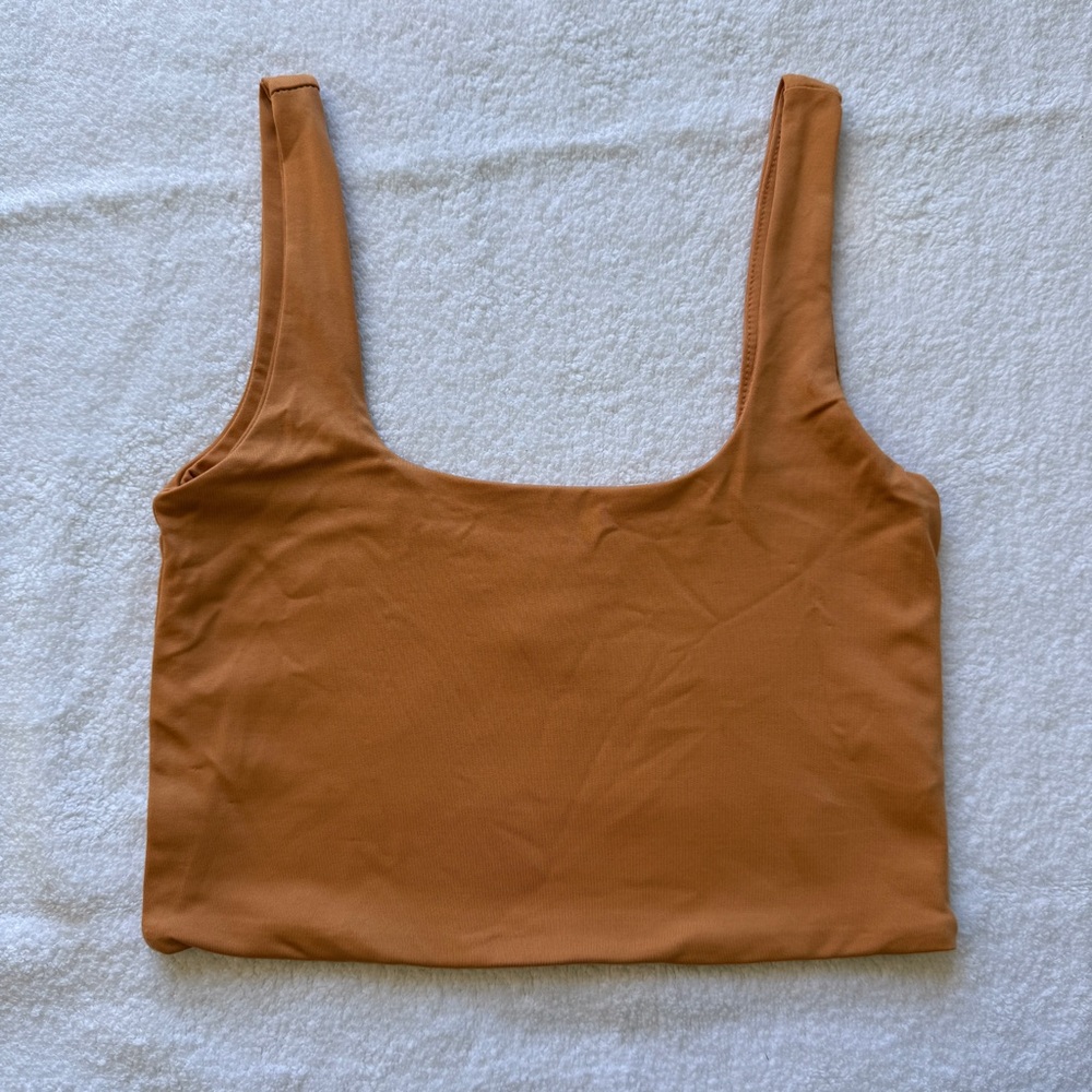 H&M Scoop Neck Cropped Tank Top
